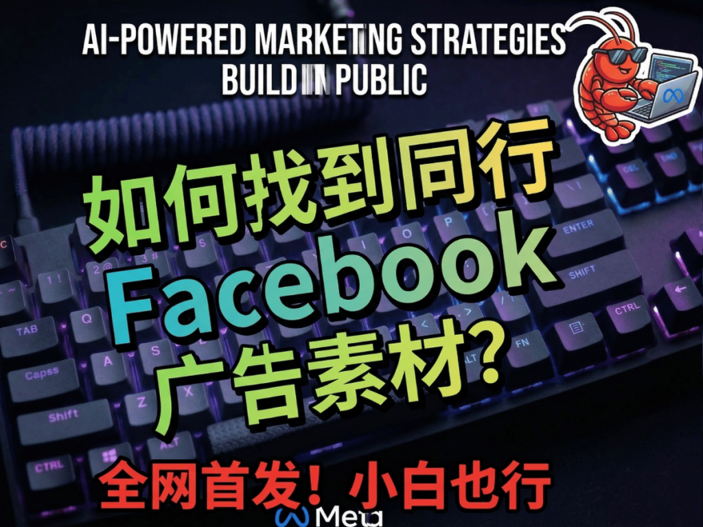 怎么知道同行用的哪些素材？ 通过免费Facebook Ads Library 快速查看