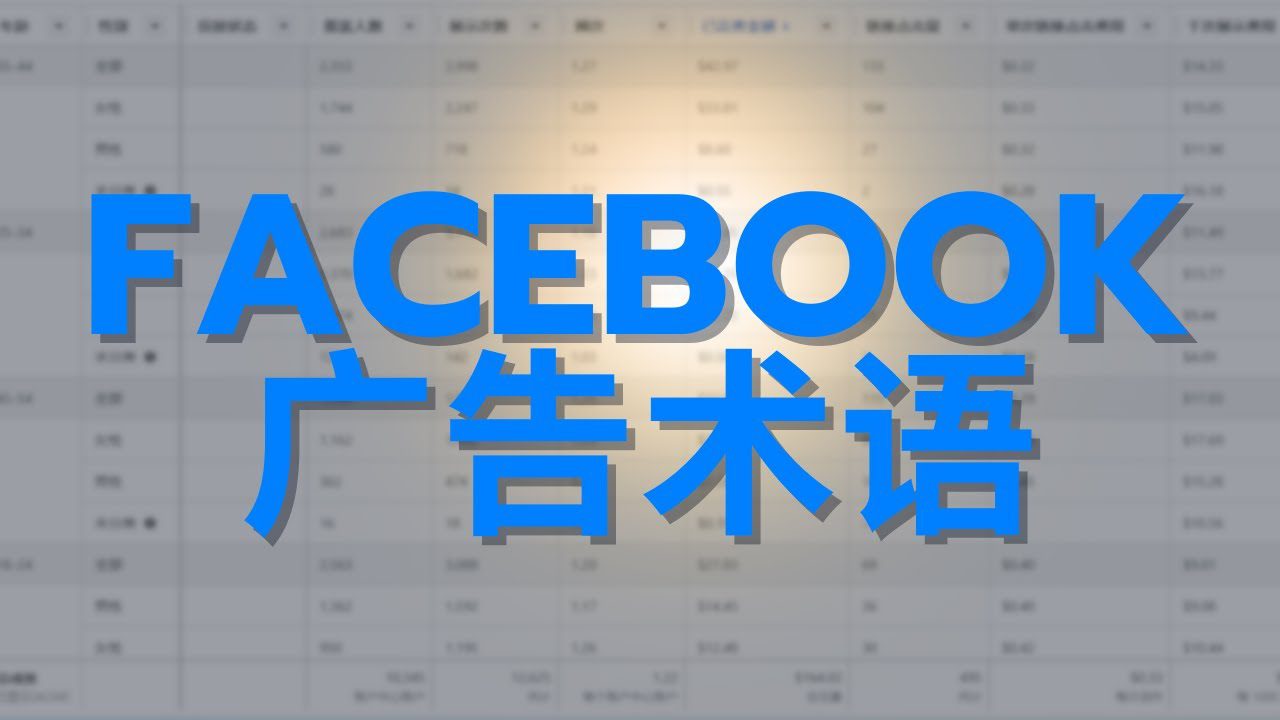 新手必读 Facebook 广告入门：CPC、CPM、ROI 等 9 大核心术语全解析