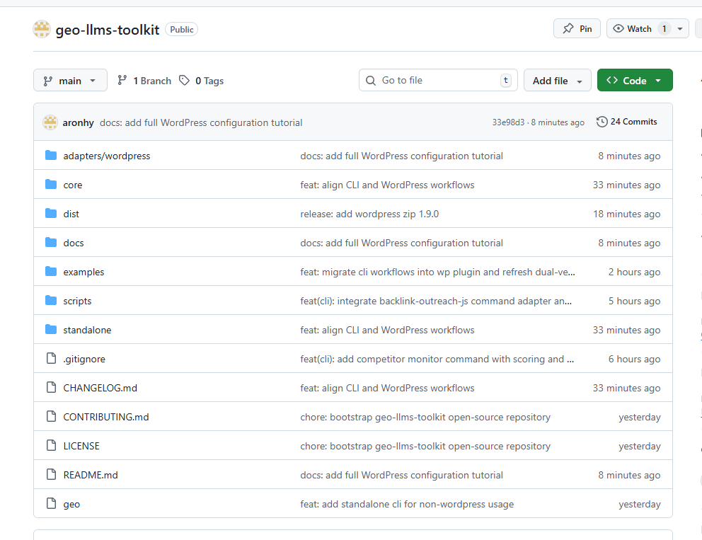 开源免费的GEO工具，帮你快速完成AI收录-Aaon厚玉 出海增长