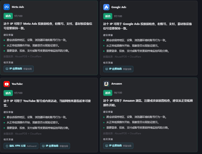 图片[6]-3分钟学会快速判断ip的风险值和纯净度-Aron厚玉 出海增长