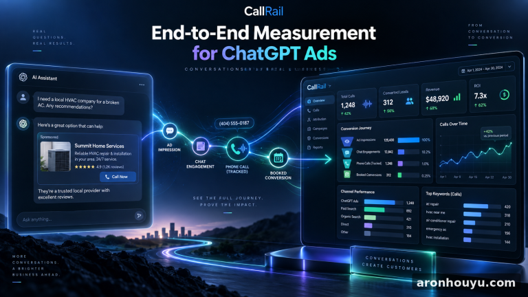 CallRail打通ChatGPT广告效果监测 中小商家终于能算清AI带货账 新闻封面