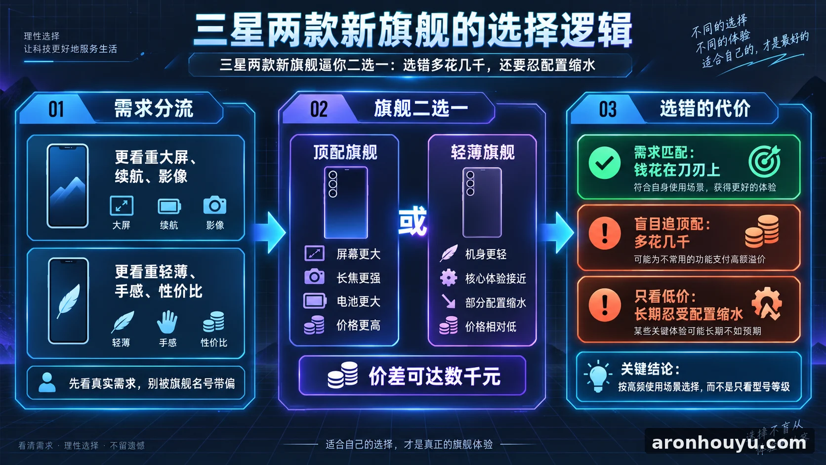 三星两款新旗舰逼你二选一 选错多花几千还要忍配置缩水