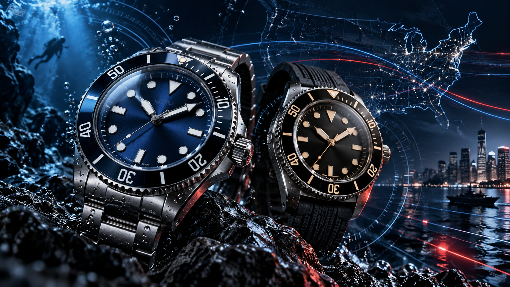 天美时两款潜水表杀进美国市场，陶瓷圈配蓝宝石镜面让同价位对手更难卖了